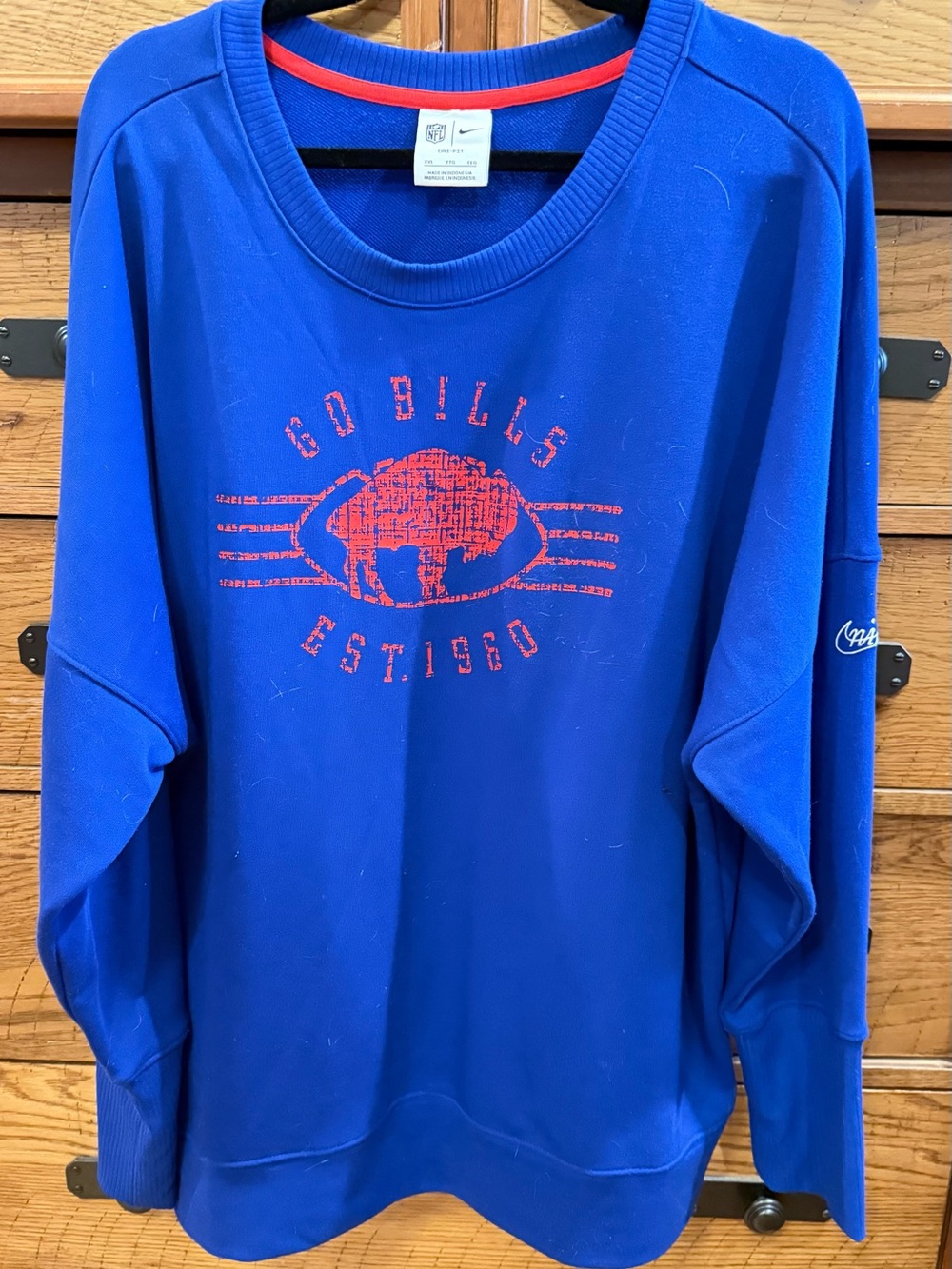 Nike women’s Royal Blue 'Go Bills' Graphic Sweatshirt